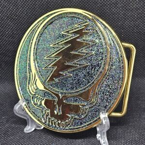 Grateful Dead Steal Your Face Stealie SYF Skull & Lightning Bolt Belt Buckle
